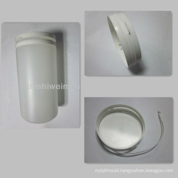 tear off plastic cap with white color